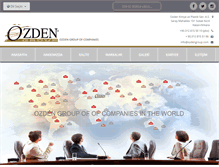 Tablet Screenshot of ozdengroup.com